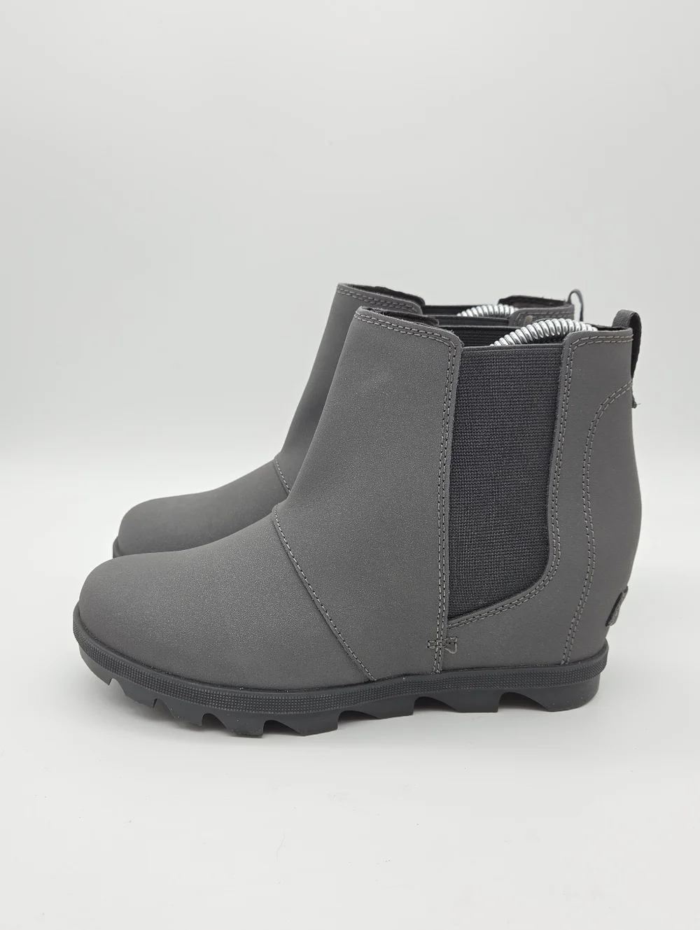Sorel Joan Of Arctic II Wedge Chelsea Boots Gray Size‎ 5